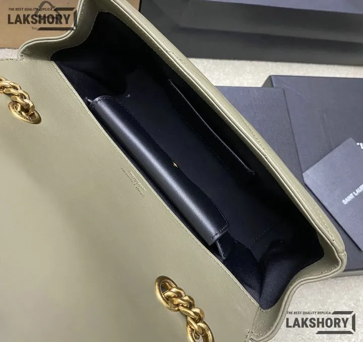 YSL 1:1 Mirror Replica Loulou Matelassé Shoulder Bag Light Sage Replica Crossbody Bags YSL 1:1 Mirror Replica Loulou Matelassé Shoulder Bag Light Sage Replica Crossbody Bags
