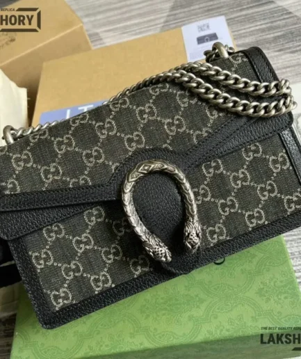 Gucci 1:1 Mirror Replica GG Monogram Dollar Enamel Dionysus Bag 28CM/11IN Gucci Replica Dionysus Bags