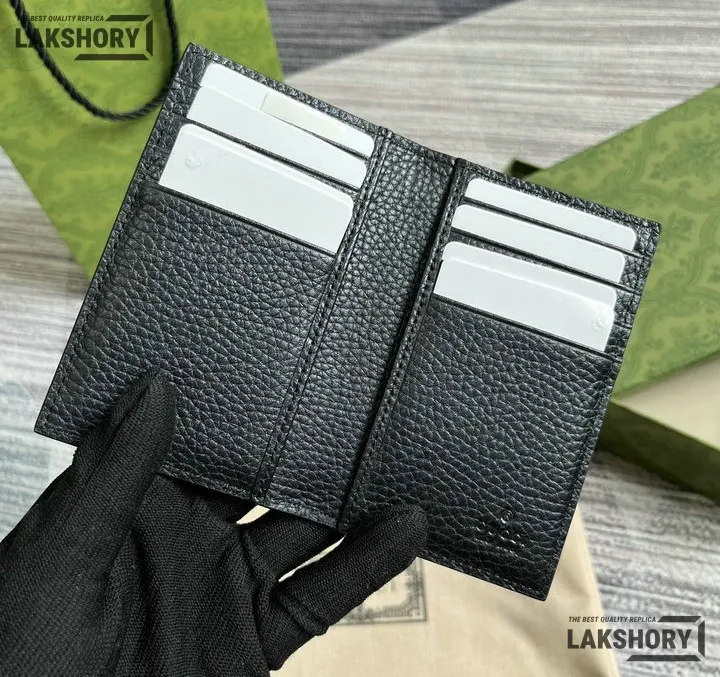 Gucci 1:1 Mirror Replica Leather Jumbo GG Card Case 7.5CM/3IN Gucci Replica Wallets Gucci 1:1 Mirror Replica Leather Jumbo GG Card Case 7.5CM/3IN Gucci Replica Wallets