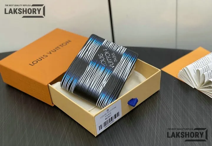 Louis Vuitton 1:1 Mirror Replica Slender Wallet Damier Rush Epi XL Blue Moon 11CM/4.3IN Louis Vuitton Replica Wallets Louis Vuitton 1:1 Mirror Replica Slender Wallet Damier Rush Epi XL Blue Moon 11CM/4.3IN Louis Vuitton Replica Wallets