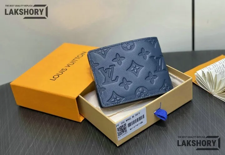 Louis Vuitton 1:1 Mirror Replica Multiple Wallet Monogram Shadow 11.5CM/4.5IN Louis Vuitton Replica Wallets Louis Vuitton 1:1 Mirror Replica Multiple Wallet Monogram Shadow 11.5CM/4.5IN Louis Vuitton Replica Wallets