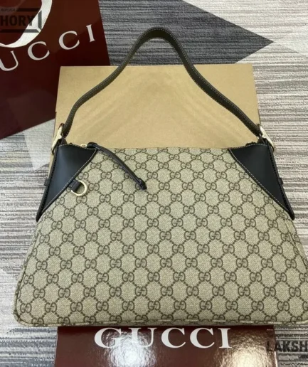 Gucci 1:1 Mirror Replica GG Emblem Large Shoulder Bag 36CM/14.2IN Gucci Replica Ophidia Bags