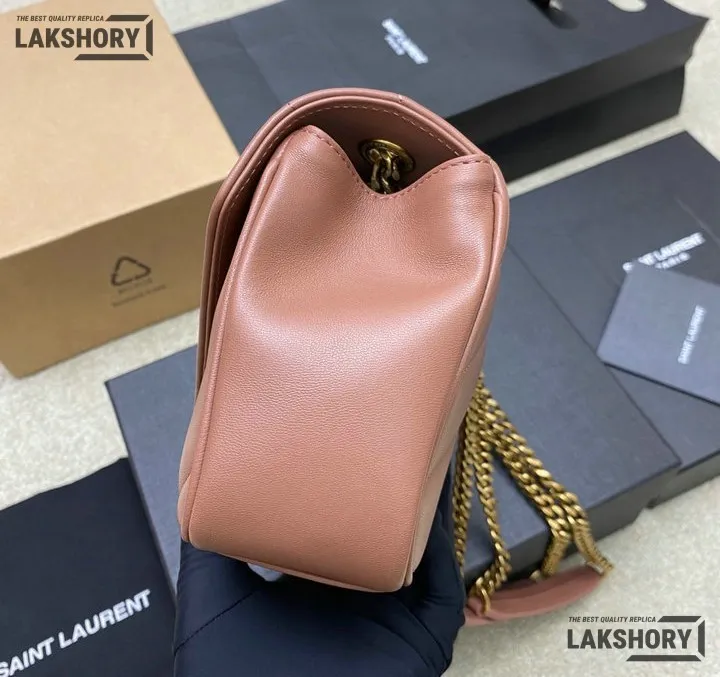 Ysl 1:1 Mirror Replica Loulou Small Matelassé Chain Bag 24CM/9.4IN Replica Crossbody Bags Ysl 1:1 Mirror Replica Loulou Small Matelassé Chain Bag 24CM/9.4IN Replica Crossbody Bags