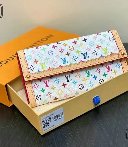 Louis Vuitton 1:1 Mirror Replica LV x TM Sarah Wallet Monogram Canvas 19CM/7.5IN Louis Vuitton Replica Wallets Louis Vuitton 1:1 Mirror Replica LV x TM Sarah Wallet Monogram Canvas 19CM/7.5IN Louis Vuitton Replica Wallets