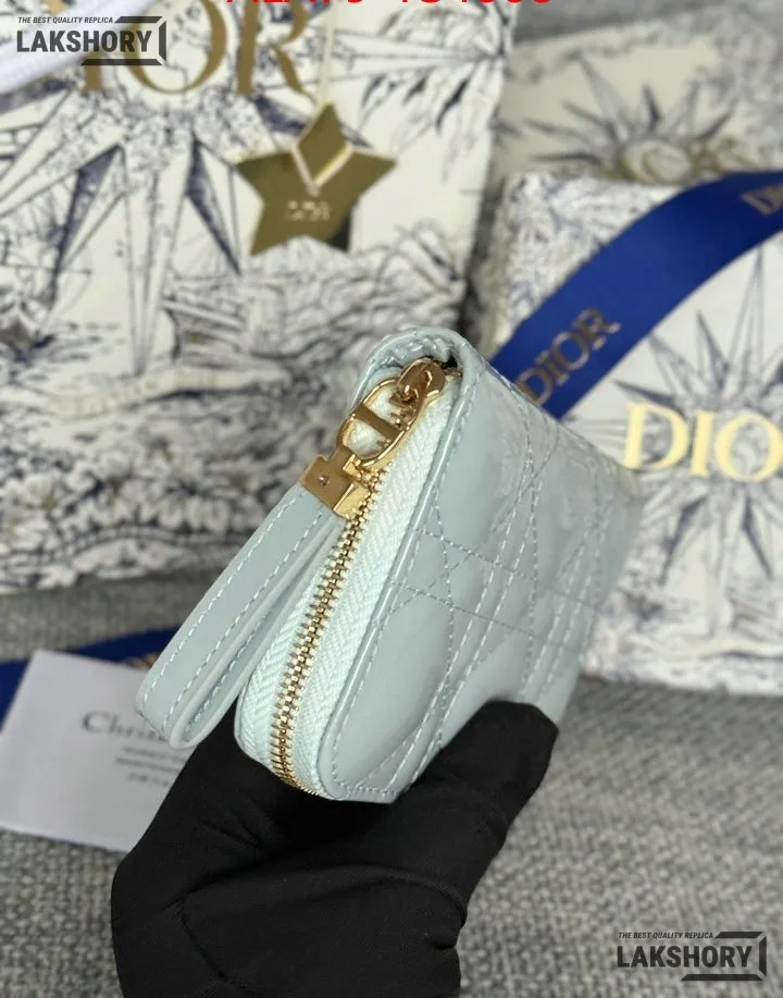 Dior 1:1 Mirror Replica Dior Microcannage Patent Leather Croisiere Wallet on Chain 11CM/4.3IN Christian Dior Replica Wallets Dior 1:1 Mirror Replica Dior Microcannage Patent Leather Croisiere Wallet on Chain 11CM/4.3IN Christian Dior Replica Wallets