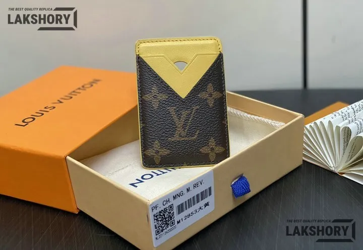 Louis Vuitton 1:1 Mirror Replica Porte-Cartes Magnet Monogram Eclipse 6.5CM/2.6IN Louis Vuitton Replica Wallets Louis Vuitton 1:1 Mirror Replica Porte-Cartes Magnet Monogram Eclipse 6.5CM/2.6IN Louis Vuitton Replica Wallets