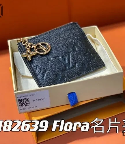 Louis Vuitton 1:1 Mirror Replica Flora Card Holder Monogram Empreinte 8.5CM/3.3IN Louis Vuitton Replica Wallets
