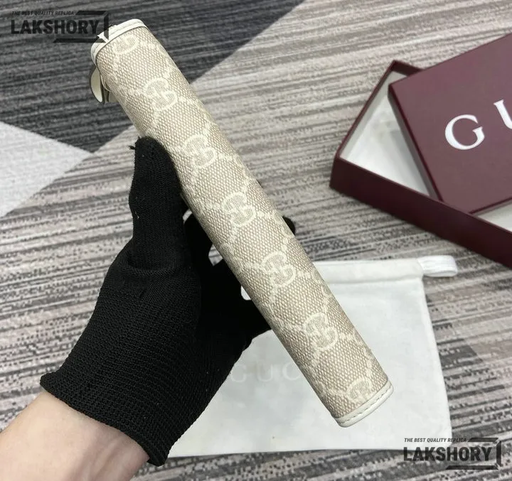 Gucci 1:1 Mirror Replica GG Emblem Zip Around Wallet 19CM/7.5IN Gucci Replica Wallets Gucci 1:1 Mirror Replica GG Emblem Zip Around Wallet 19CM/7.5IN Gucci Replica Wallets