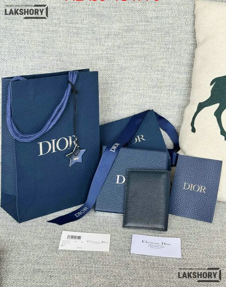 Dior 1:1 Mirror Replica CD Icon Vertical Bifold Card Holder 11.2CM/4.4IN Christian Dior Replica Wallets Dior 1:1 Mirror Replica CD Icon Vertical Bifold Card Holder 11.2CM/4.4IN Christian Dior Replica Wallets