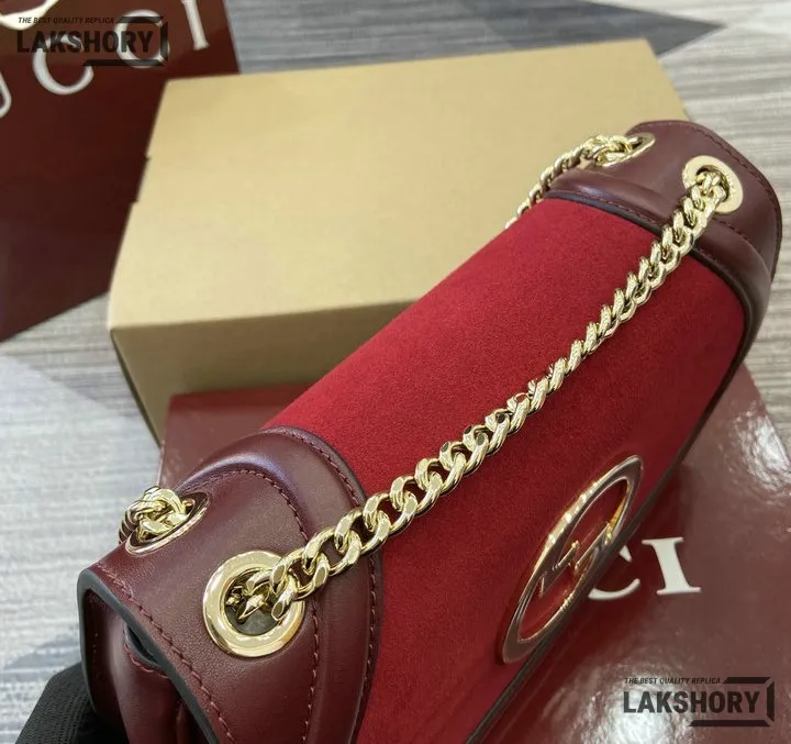 Gucci 1:1 Mirror Replica Blondie Large Shoulder Bag Red Gucci Replica Blondie Bags Gucci 1:1 Mirror Replica Blondie Large Shoulder Bag Red Gucci Replica Blondie Bags