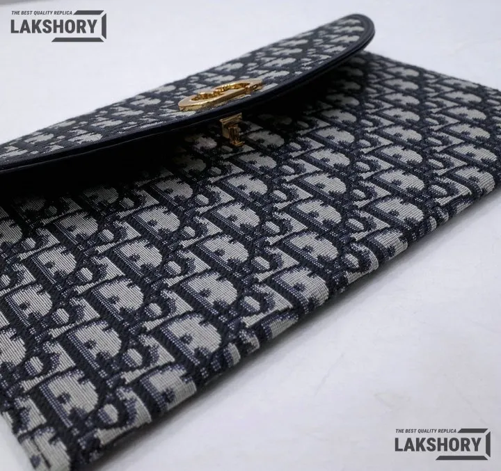 Dior 1:1 Mirror Replica Oblique 30 Montaigne Avenue Pouch With Flap Blue 30CM/11.8IN Christian Dior Replica Wallets Dior 1:1 Mirror Replica Oblique 30 Montaigne Avenue Pouch With Flap Blue 30CM/11.8IN Christian Dior Replica Wallets