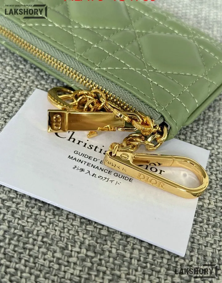 Dior 1:1 Mirror Replica Lambskin Cannage Lady Dior Zipped Key Case 7.6CM/3IN Christian Dior Replica Wallets Dior 1:1 Mirror Replica Lambskin Cannage Lady Dior Zipped Key Case 7.6CM/3IN Christian Dior Replica Wallets