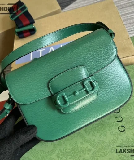 Gucci 1:1 Mirror Replica Azalea Calfskin Horsebit 1955 Web Monochrome 20.5CM/8.1IN Gucci Replica Horsebit Bags