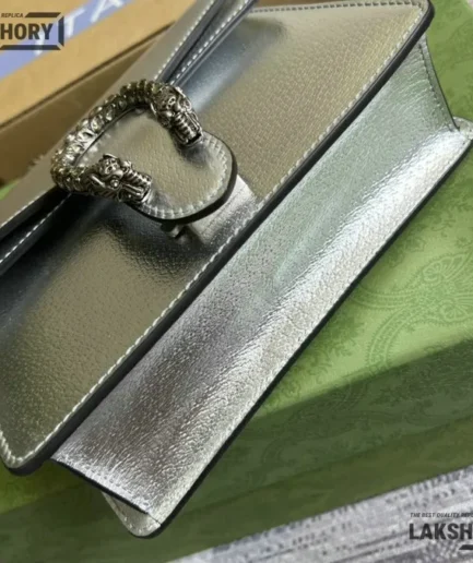 Gucci 1:1 Mirror Replica Dionysus GG Supreme Small Shoulder Bag 20CM/7.9IN Gucci Replica Dionysus Bags