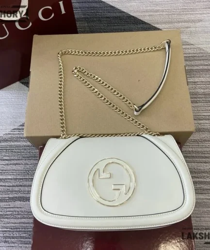 Gucci 1:1 Mirror Replica Blondie Medium Leather Shoulder Bag 26CM/10.2IN Gucci Replica Blondie Bags