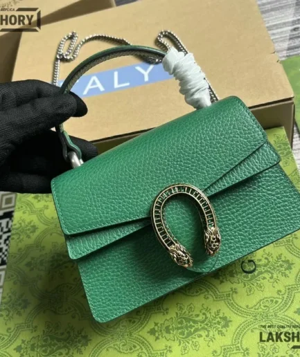Gucci 1:1 Mirror Replica Dionysus Mini Top Handle Bag 18CM/7.1IN Gucci Replica Dionysus Bags