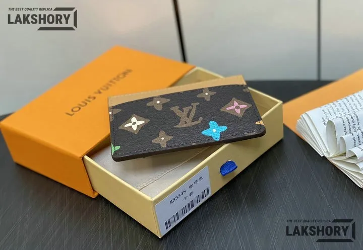 Louis Vuitton 1:1 Mirror Replica LV Tyler The Creator Multiple Wallet Craggy 7CM/2.8IN Louis Vuitton Replica Wallets Louis Vuitton 1:1 Mirror Replica LV Tyler The Creator Multiple Wallet Craggy 7CM/2.8IN Louis Vuitton Replica Wallets