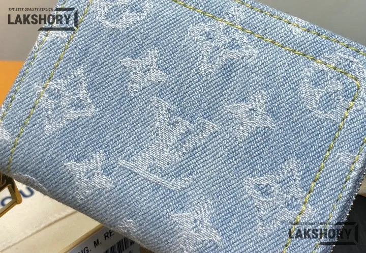 Louis Vuitton 1:1 Mirror Replica Zippy Coin Purse Washed Gray Monogram Denim 11CM/4.3IN Louis Vuitton Replica Wallets Louis Vuitton 1:1 Mirror Replica Zippy Coin Purse Washed Gray Monogram Denim 11CM/4.3IN Louis Vuitton Replica Wallets