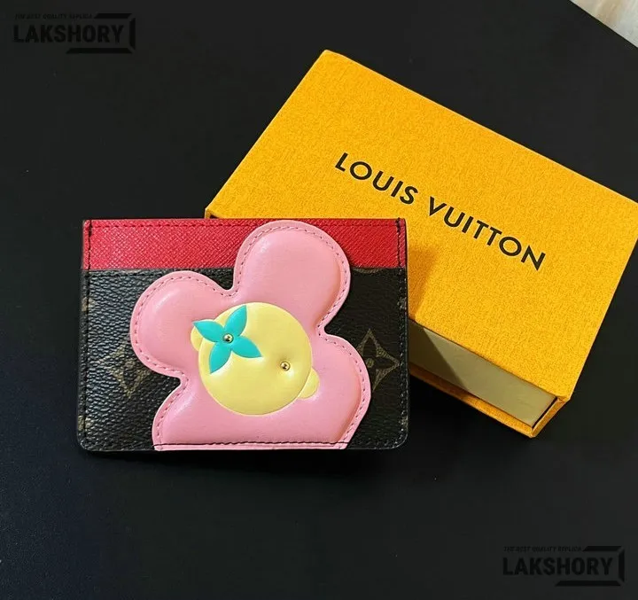 Louis Vuitton 1:1 Mirror Replica Monogram Vivienne Card Holder 7CM/2.8IN Louis Vuitton Replica Wallets Louis Vuitton 1:1 Mirror Replica Monogram Vivienne Card Holder 7CM/2.8IN Louis Vuitton Replica Wallets