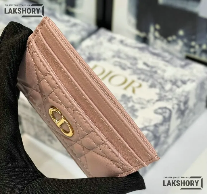 Dior 1:1 Mirror Replica Dior Caro Freesia Card Holder Christian Dior Replica Wallets Dior 1:1 Mirror Replica Dior Caro Freesia Card Holder Christian Dior Replica Wallets