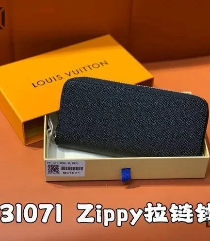Louis Vuitton 1:1 Mirror Replica Zippy Wallet Horizontal Taiga 21CM/8.3IN Louis Vuitton Replica Wallets