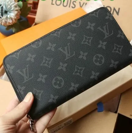Louis Vuitton 1:1 Mirror Replica Zippy Organizer Monogram 21CM/8.3IN Louis Vuitton Replica Wallets