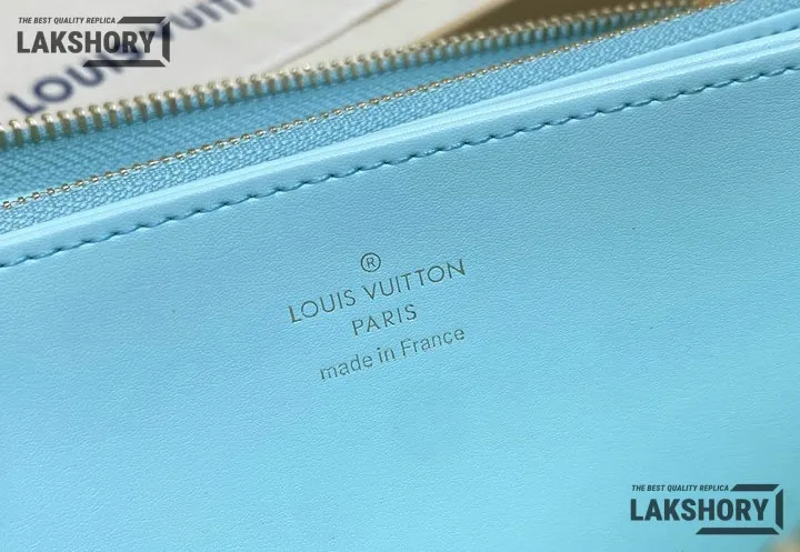 Louis Vuitton 1:1 Mirror Replica Zippy Wallet Mahina Leather Mineral Blue 19.5CM/7.7IN Louis Vuitton Replica Wallets Louis Vuitton 1:1 Mirror Replica Zippy Wallet Mahina Leather Mineral Blue 19.5CM/7.7IN Louis Vuitton Replica Wallets