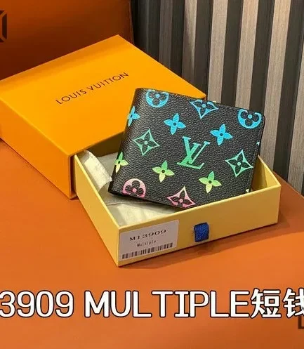 Louis Vuitton 1:1 Mirror Replica Portefeuille Slender Gradient Bi-fold Wallet Black 11.5CM/4.5IN Louis Vuitton Replica Wallets