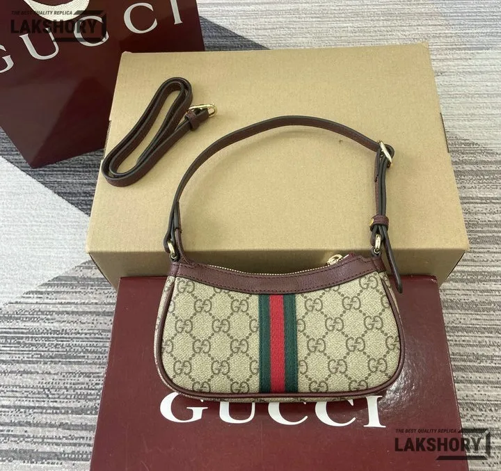 Gucci 1:1 Mirror Replica GG Ophidia Mini Shoulder Bag 19.5CM/7.7IN Gucci Replica Ophidia Bags Gucci 1:1 Mirror Replica GG Ophidia Mini Shoulder Bag 19.5CM/7.7IN Gucci Replica Ophidia Bags