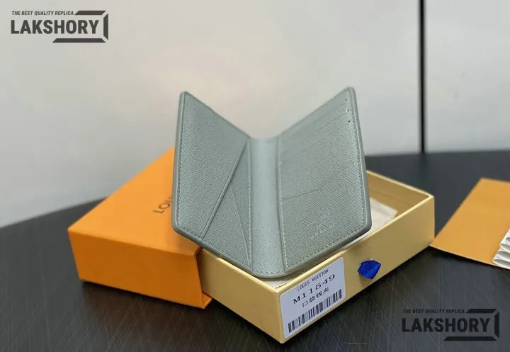 Louis Vuitton 1:1 Mirror Replica Pocket Organizer Monogram Khaki 7.5CM/3IN Louis Vuitton Replica Wallets Louis Vuitton 1:1 Mirror Replica Pocket Organizer Monogram Khaki 7.5CM/3IN Louis Vuitton Replica Wallets