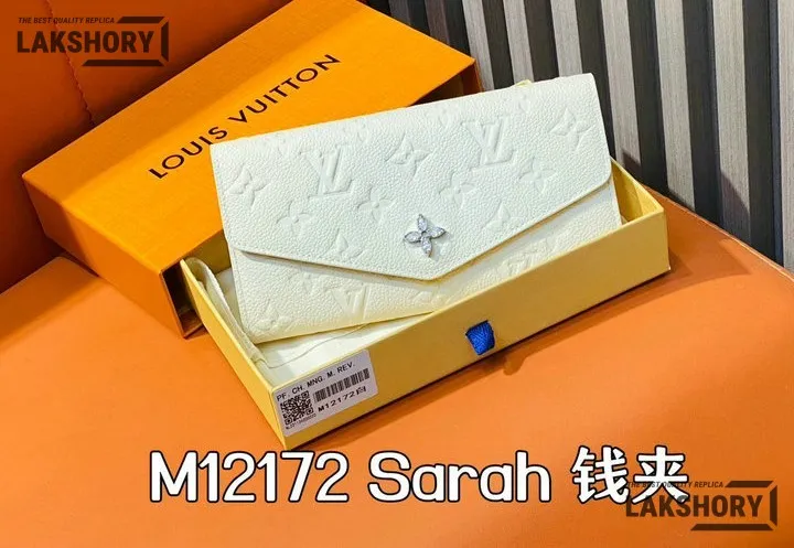 Louis Vuitton 1:1 Mirror Replica Sarah Wallet Monogram Empreinte 19CM/7.5IN Louis Vuitton Replica Wallets Louis Vuitton 1:1 Mirror Replica Sarah Wallet Monogram Empreinte 19CM/7.5IN Louis Vuitton Replica Wallets