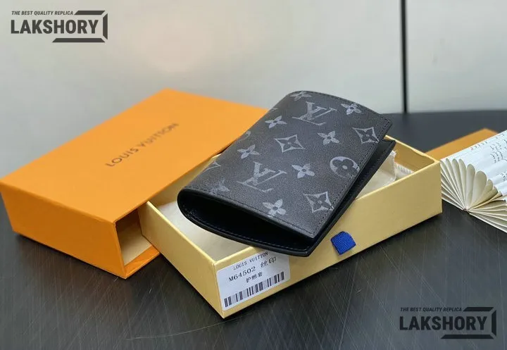 Louis Vuitton 1:1 Mirror Replica Passport Cover Monogram Canvas Black 14CM/5.5IN Louis Vuitton Replica Wallets Louis Vuitton 1:1 Mirror Replica Passport Cover Monogram Canvas Black 14CM/5.5IN Louis Vuitton Replica Wallets