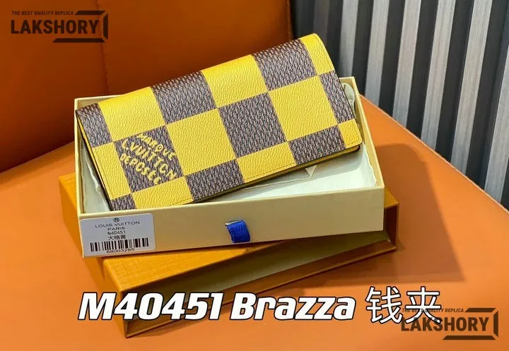 Louis Vuitton 1:1 Mirror Replica Portefeuille Brazza Long Wallet 19CM/7.5IN Louis Vuitton Replica Wallets Louis Vuitton 1:1 Mirror Replica Portefeuille Brazza Long Wallet 19CM/7.5IN Louis Vuitton Replica Wallets