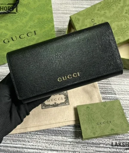 Gucci 1:1 Mirror Replica Dandy Chester Continental Flap Wallet 19CM/7.5IN Gucci Replica Wallets