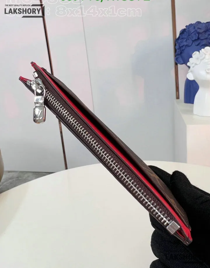 Louis Vuitton 1:1 Mirror Replica Monogram Zipped Romy Card Holder 14.5CM/5.7IN Louis Vuitton Replica Wallets Louis Vuitton 1:1 Mirror Replica Monogram Zipped Romy Card Holder 14.5CM/5.7IN Louis Vuitton Replica Wallets