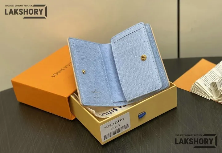 Louis Vuitton 1:1 Mirror Replica Monogram Jacquard Lou Wallet White 11.5CM/4.5IN Louis Vuitton Replica Wallets Louis Vuitton 1:1 Mirror Replica Monogram Jacquard Lou Wallet White 11.5CM/4.5IN Louis Vuitton Replica Wallets