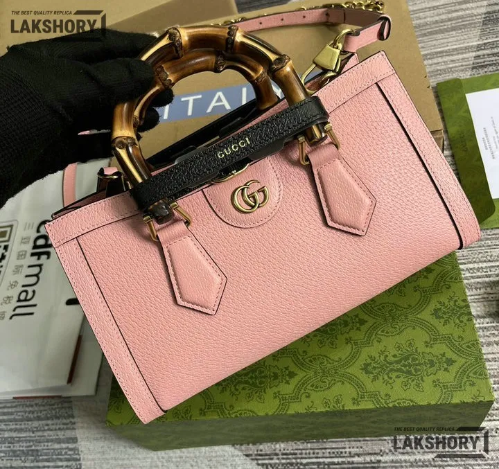Gucci 1:1 Mirror Replica Calfskin Web Small Diana Shoulder Bag 27CM/10.6IN Gucci Replica Bamboo Bags Gucci 1:1 Mirror Replica Calfskin Web Small Diana Shoulder Bag 27CM/10.6IN Gucci Replica Bamboo Bags