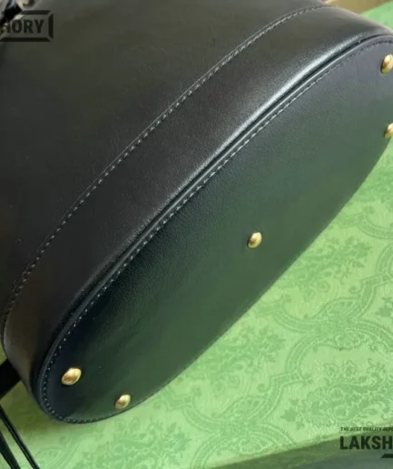 Gucci 1:1 Mirror Replica Diana Mini Cowhide Bucket Bag 38CM/15IN Gucci Replica Bamboo Bags