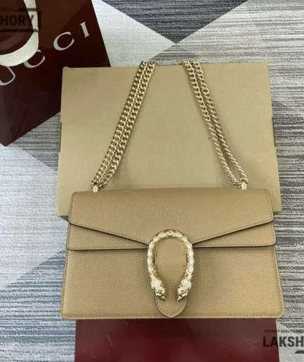 Gucci 1:1 Mirror Replica Dionysus Medium Leather Shoulder Bag 28CM/11IN Gucci Replica Dionysus Bags