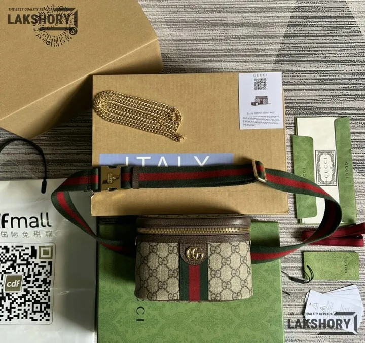 Gucci 1:1 Mirror Replica Small GG Supreme Ophidia Belt Bag 18CM/7.1IN Gucci Replica Ophidia Bags Gucci 1:1 Mirror Replica Small GG Supreme Ophidia Belt Bag 18CM/7.1IN Gucci Replica Ophidia Bags