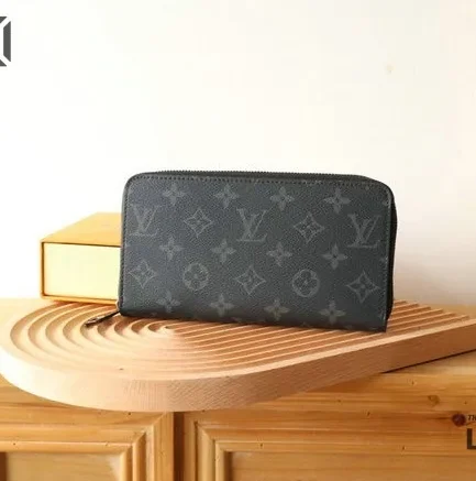 Louis Vuitton 1:1 Mirror Replica Damier Ebene Zippy Wallet 19CM/7.5IN Louis Vuitton Replica Wallets