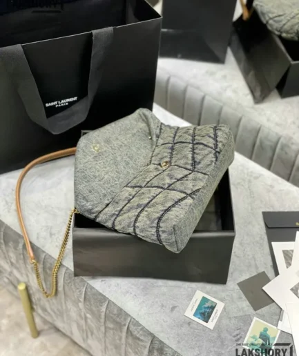 YSL 1:1 Mirror Replica Puffer Toy LouLou Crossbody Bag 23CM/9.1IN Replica Crossbody Bags