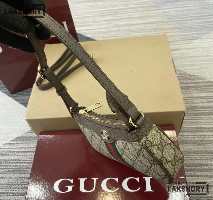 Gucci 1:1 Mirror Replica GG Ophidia Mini Shoulder Bag 19.5CM/7.7IN Gucci Replica Ophidia Bags Gucci 1:1 Mirror Replica GG Ophidia Mini Shoulder Bag 19.5CM/7.7IN Gucci Replica Ophidia Bags
