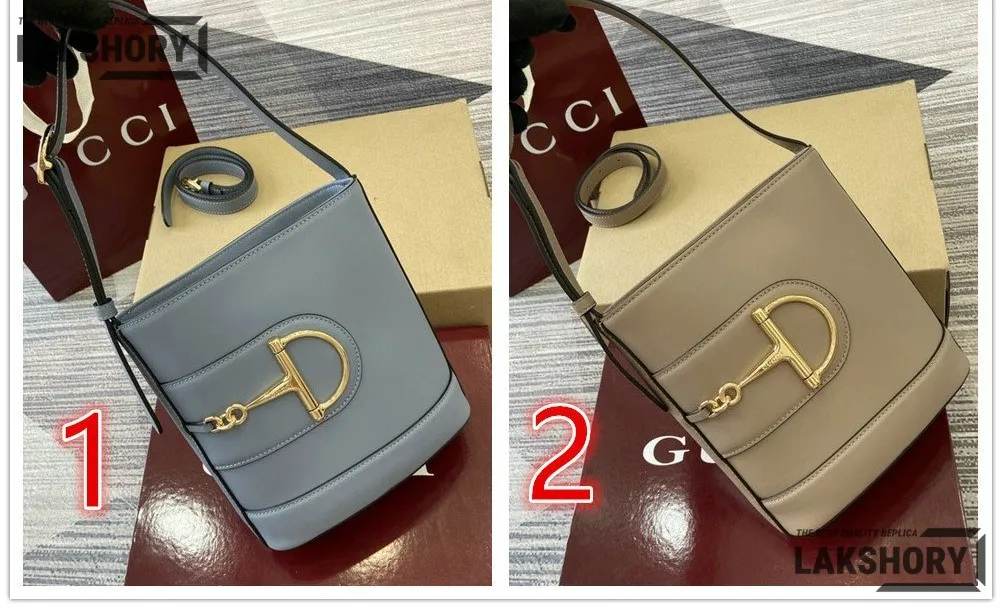 Gucci 1:1 Mirror Replica 73 Small Blue Taupe Bucket Bag 20CM/7.9IN Gucci Replica Horsebit Bags Gucci 1:1 Mirror Replica 73 Small Blue Taupe Bucket Bag 20CM/7.9IN Gucci Replica Horsebit Bags
