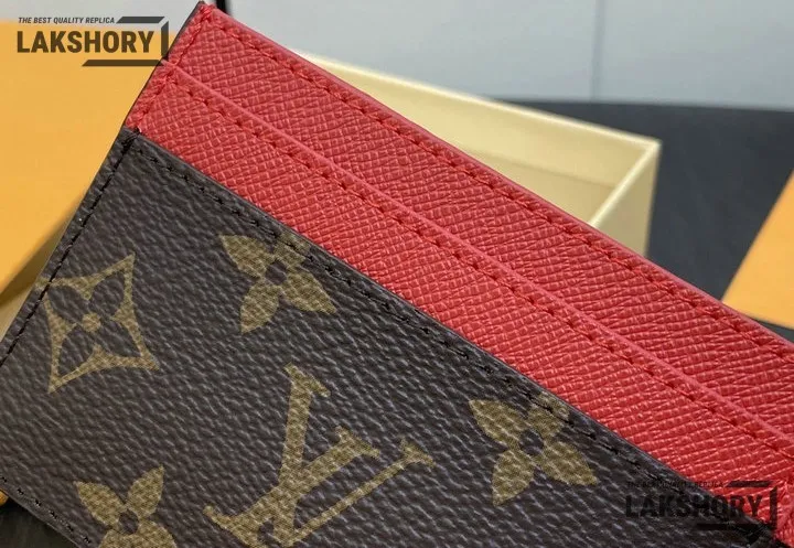 Louis Vuitton 1:1 Mirror Replica Monogram LV Charms Card Holder 7CM/2.8IN Louis Vuitton Replica Wallets Louis Vuitton 1:1 Mirror Replica Monogram LV Charms Card Holder 7CM/2.8IN Louis Vuitton Replica Wallets