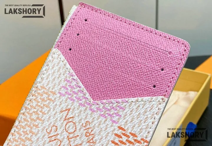 Louis Vuitton 1:1 Mirror Replica Romy Card Holder Damier Canvas 8CM/3.1IN Louis Vuitton Replica Wallets Louis Vuitton 1:1 Mirror Replica Romy Card Holder Damier Canvas 8CM/3.1IN Louis Vuitton Replica Wallets