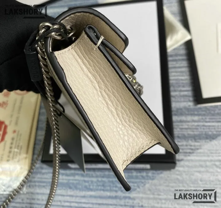 Gucci 1:1 Mirror Replica Dionysus Mini White Shoulder Bag 16.5CM/6.5IN Gucci Replica Dionysus Bags Gucci 1:1 Mirror Replica Dionysus Mini White Shoulder Bag 16.5CM/6.5IN Gucci Replica Dionysus Bags