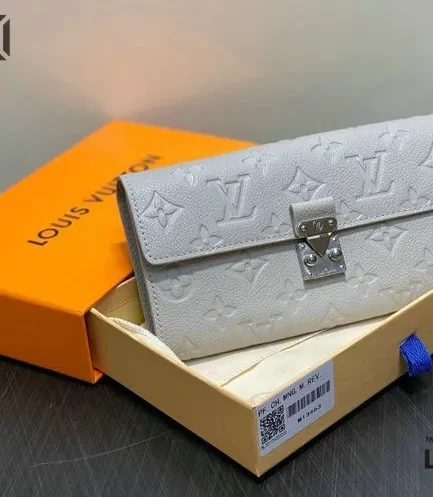 Louis Vuitton 1:1 Mirror Replica Portofoil Sala Metis Bloom Gray Wallet 19CM/7.5IN Louis Vuitton Replica Wallets
