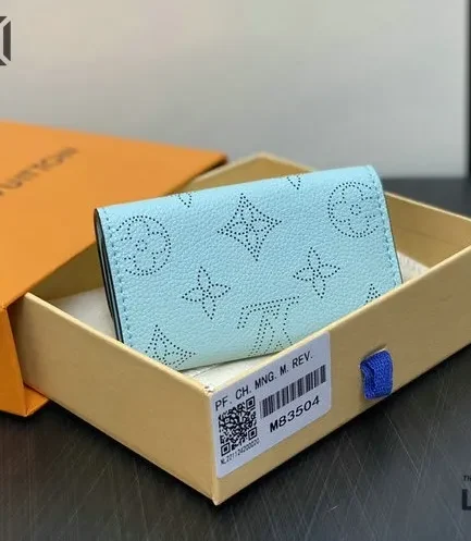 Louis Vuitton 1:1 Mirror Replica Iris Monogram Mahina Leather 4 Key Ring Holder 5.5CM/2.2IN Louis Vuitton Replica Wallets