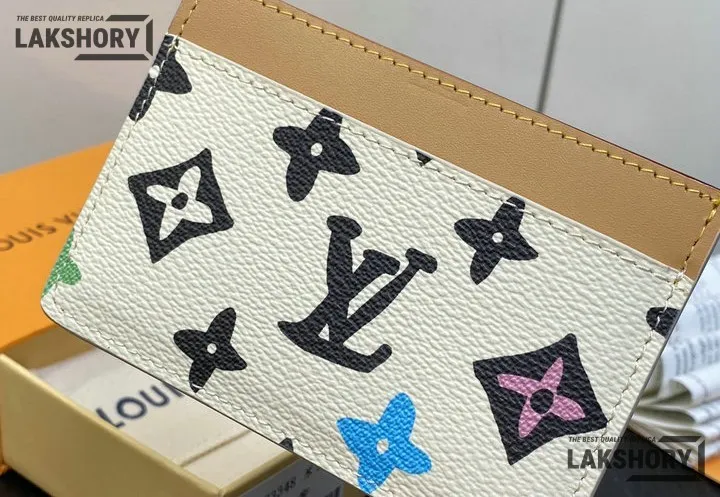 Louis Vuitton 1:1 Mirror Replica LV Tyler The Creator Multiple Wallet Craggy 7CM/2.8IN Louis Vuitton Replica Wallets Louis Vuitton 1:1 Mirror Replica LV Tyler The Creator Multiple Wallet Craggy 7CM/2.8IN Louis Vuitton Replica Wallets